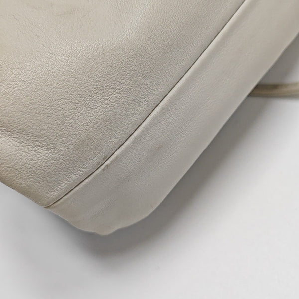 The Pouch Mini Calfskin White