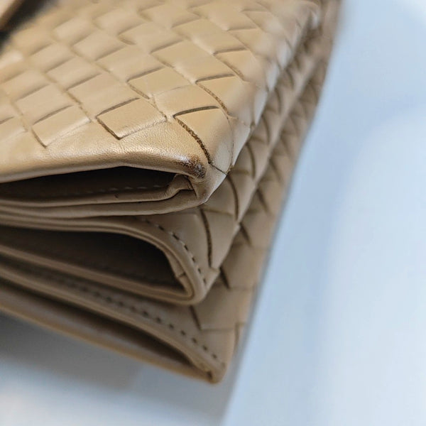 Authenticated pre-owned Roma Calfskin Beige - Top Handle Bag at Looply