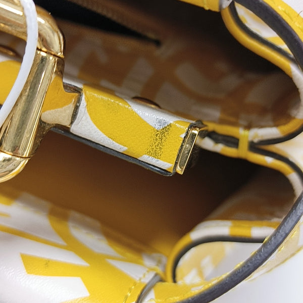 Peekaboo Mini Calfskin Yellow
