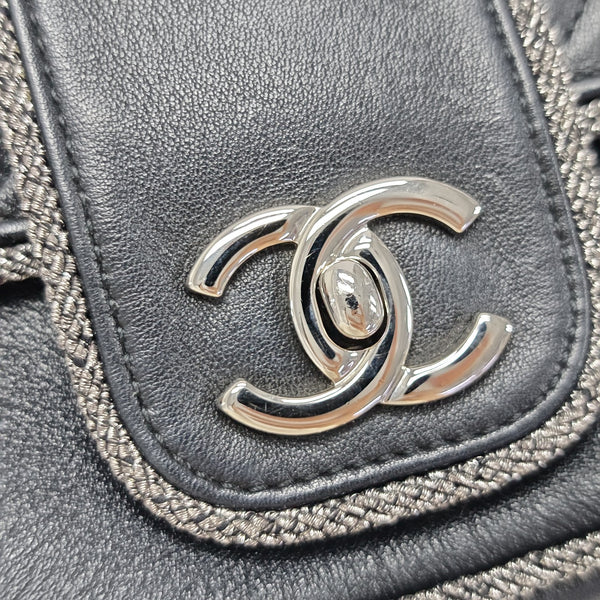 MADISON Quilted Calfskin Black