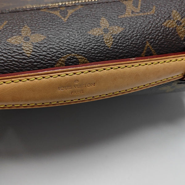 MÉTIS EAST WEST Monogram Coated Canvas Brown