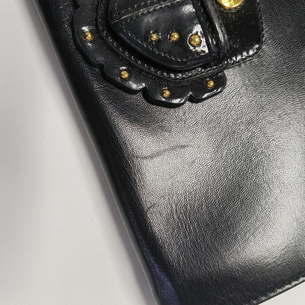 Leather Clutch Black