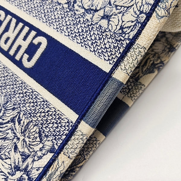 Book Tote Medium Canvas Blue
