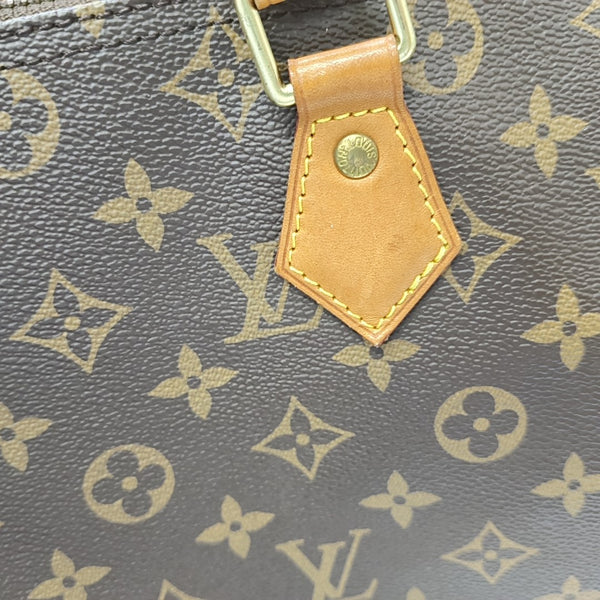SPEEDY 30 Monogram Coated Canvas Brown