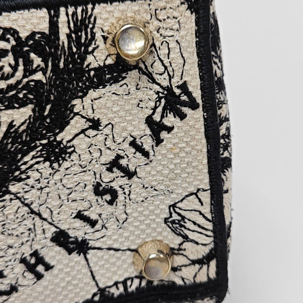 Lady Dior Medium Fabric Beige