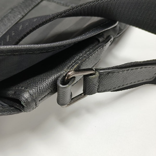 Fabric Crossbody Bag Black