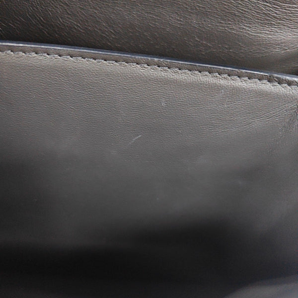 CLASSIC BOX Small Leather Gray