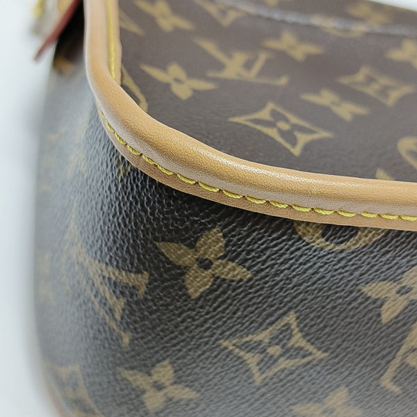 DIANE Monogram Coated Canvas Brown