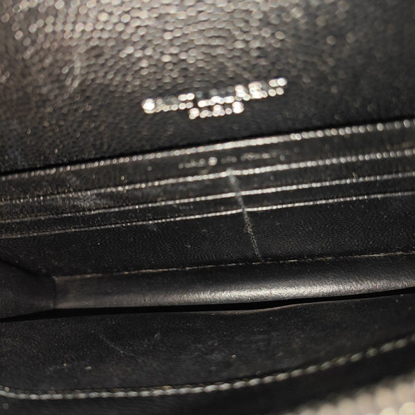 MONOGRAM WOC Chevron Calfskin Black