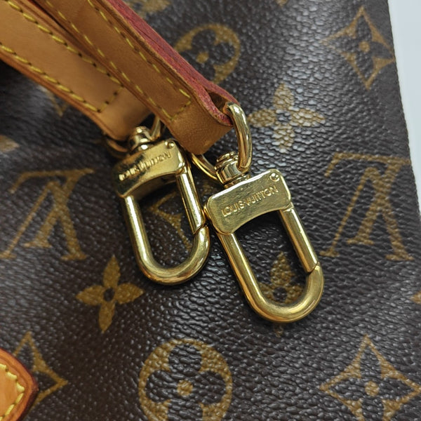 PALERMO GM Monogram Coated Canvas Brown