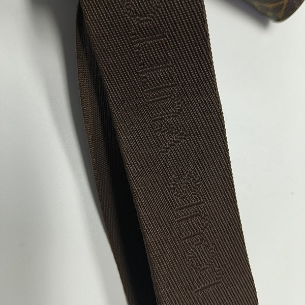 VALMY Monogram Coated Canvas Brown