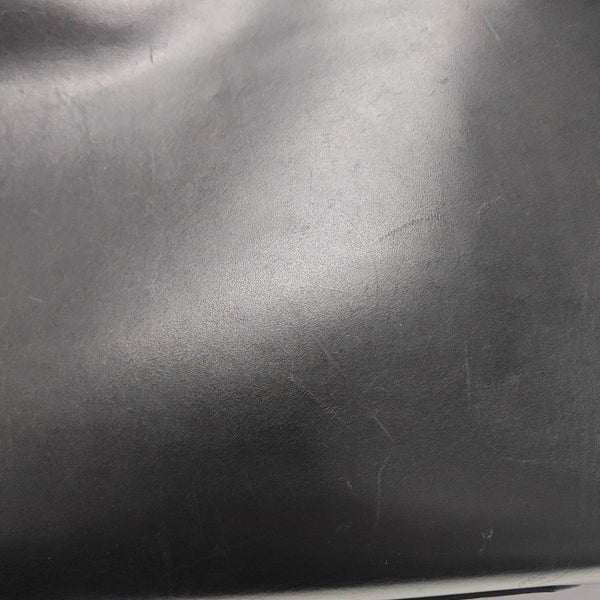 Leather Shoulder Bag Black