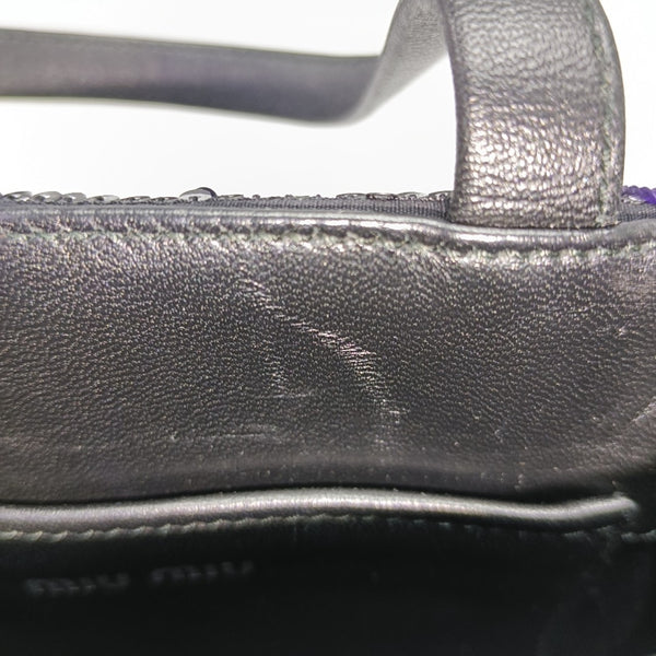 Sequins Tote Bag Black