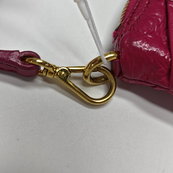 Patent Leather Top Handle Bag Pink