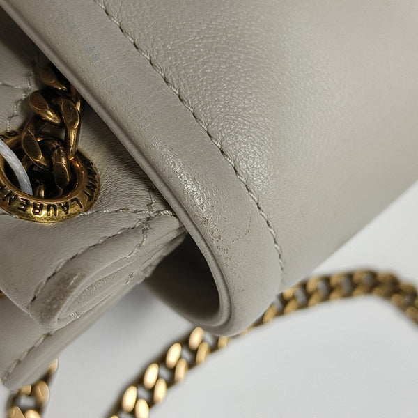 NOLITA Mini Quilted Lambskin Beige