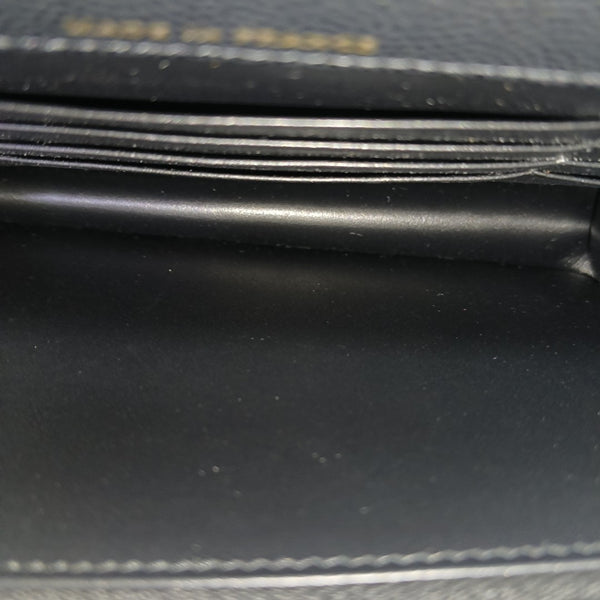 Quilted Grained Calfskin Black