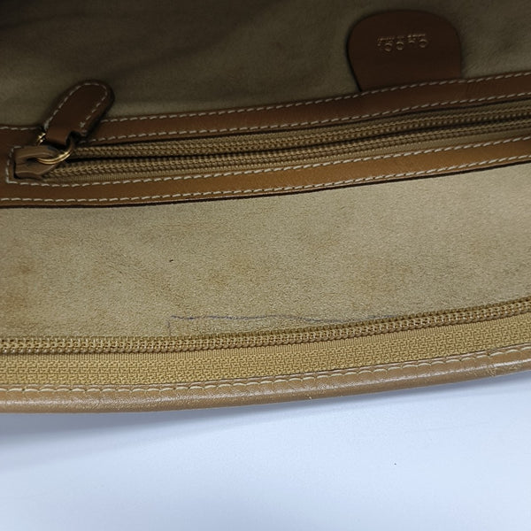 Canvas Clutch Green
