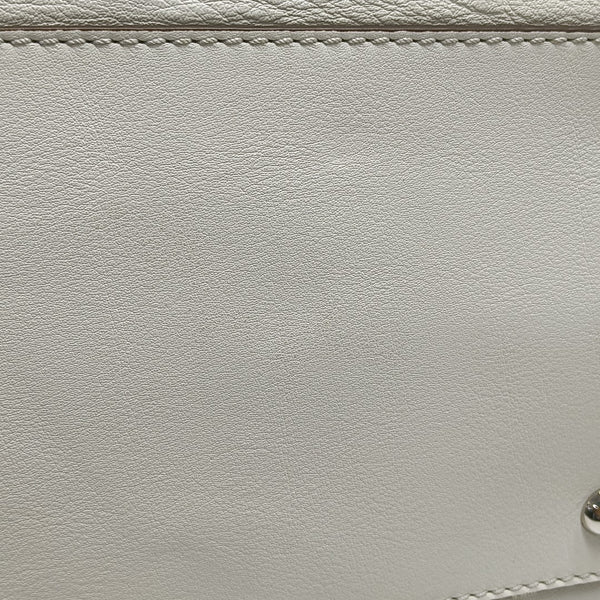 Peekaboo Large Calfskin White