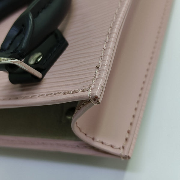 SAC PLAT Mini Epi Pink