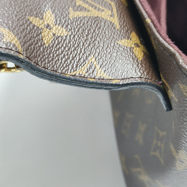 SAINT PLACIDE Monogram Coated Canvas Brown