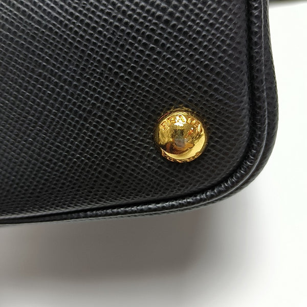 Panier Small Saffiano Calfskin Black