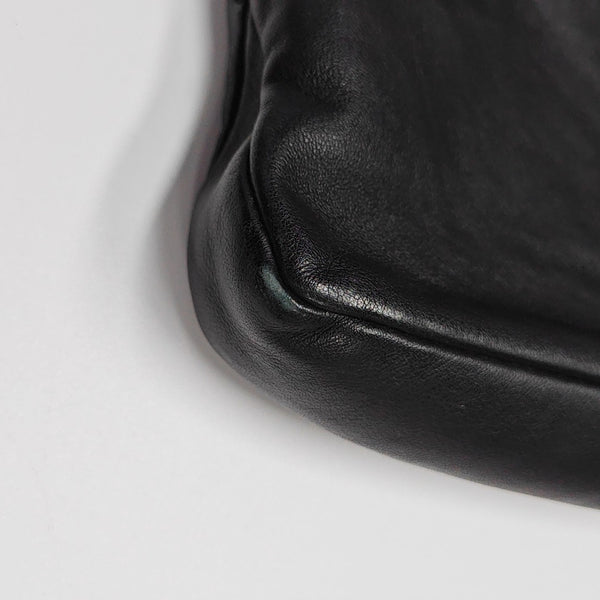 Calfskin Shoulder Bag Black