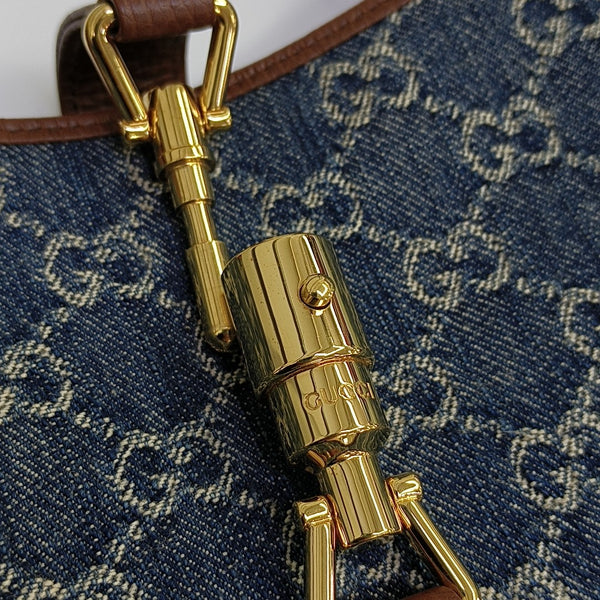 Jackie 1961 Small Monogram Denim Blue
