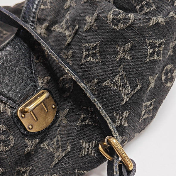 SOLAR Monogram Denim Black