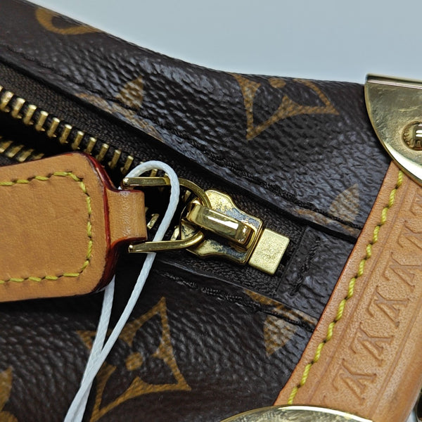 SIDE TRUNK MM Monogram Coated Canvas Brown
