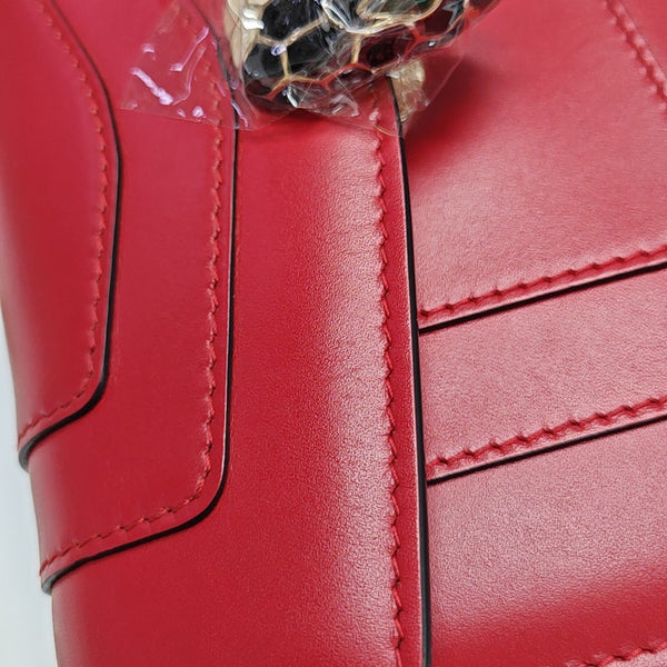 SERPENTI FOREVER Small Calfskin Red