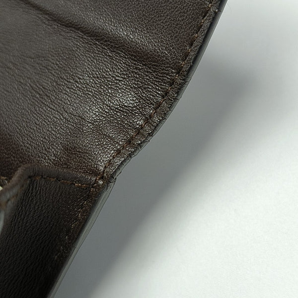 Lambskin Card Holder Brown
