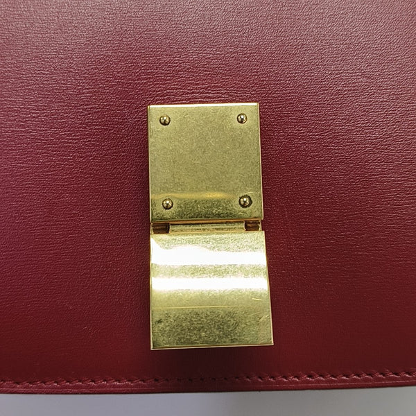 CLASSIC BOX Mini Calfskin Red