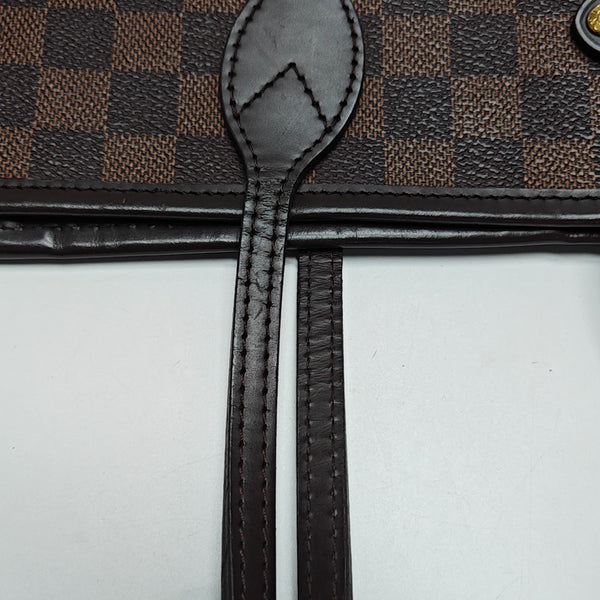 NEVERFULL MM Damier Ebene Coated Canvas Brown