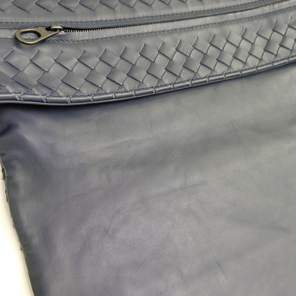 Calfskin Shoulder Bag Blue