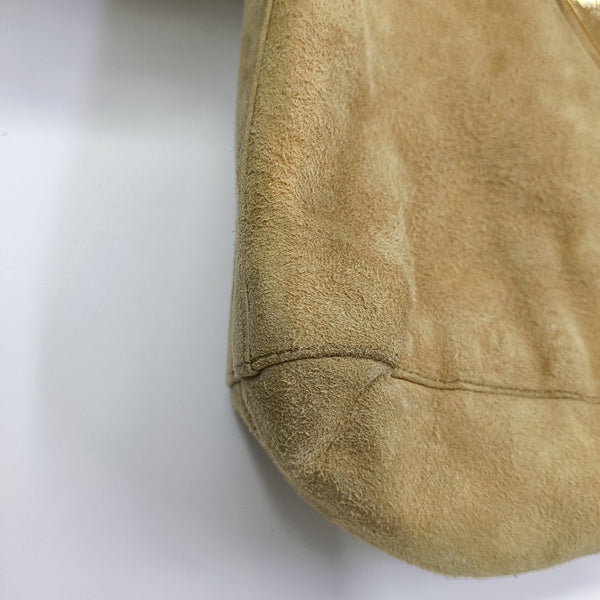 Suede Shoulder Bag Yellow