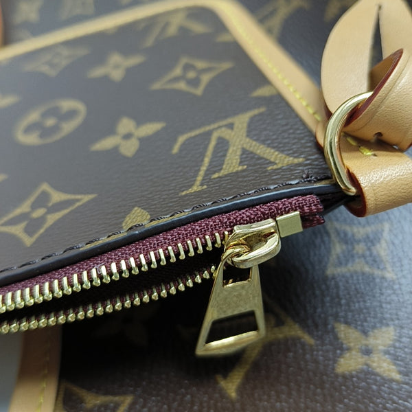 CARRYALL PM Monogram Coated Canvas Brown