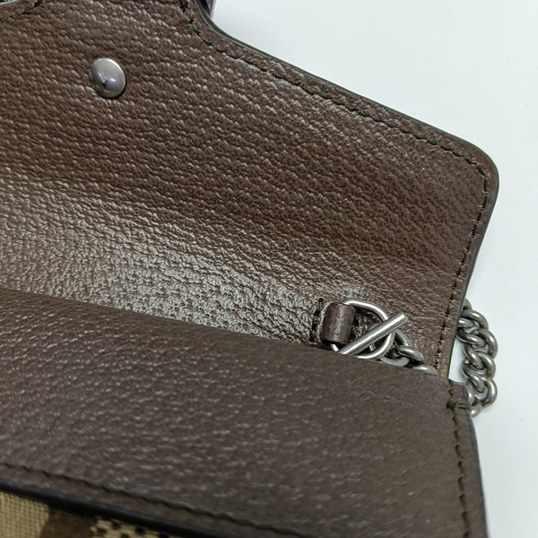 Dionysus Super Mini Monogram Canvas Beige