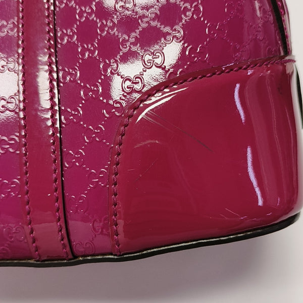 Microguccissima Monogram Calfskin Red