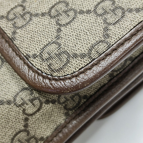 Neo Vintage Small Monogram Coated Canvas Beige