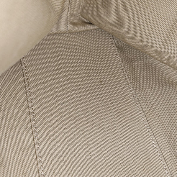 Cannage Calfskin Top Handle Bag Medium Beige