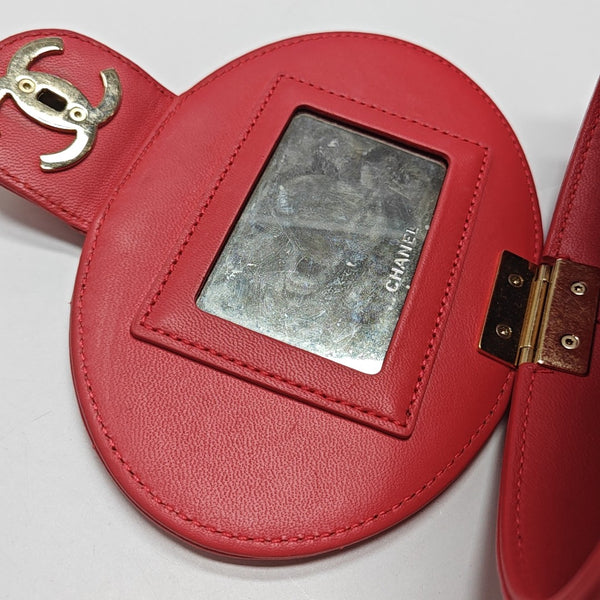 Quilted Lambskin Red