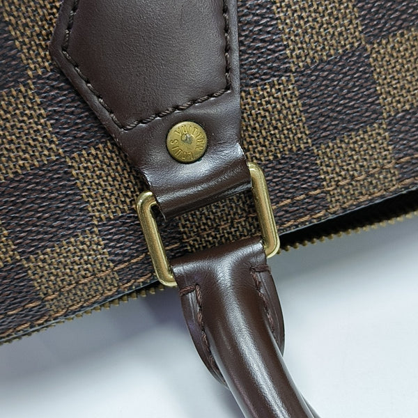 SPEEDY 25 Damier Ebene Coated Canvas Brown