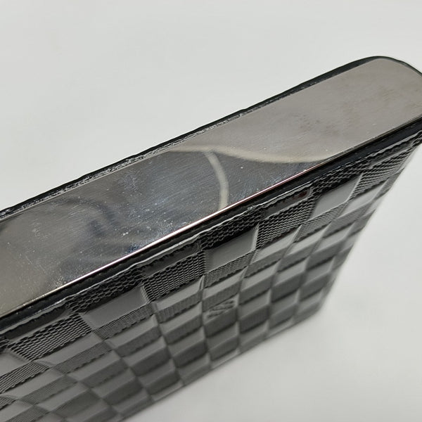 ANJU Damier Graphite Charol Negro