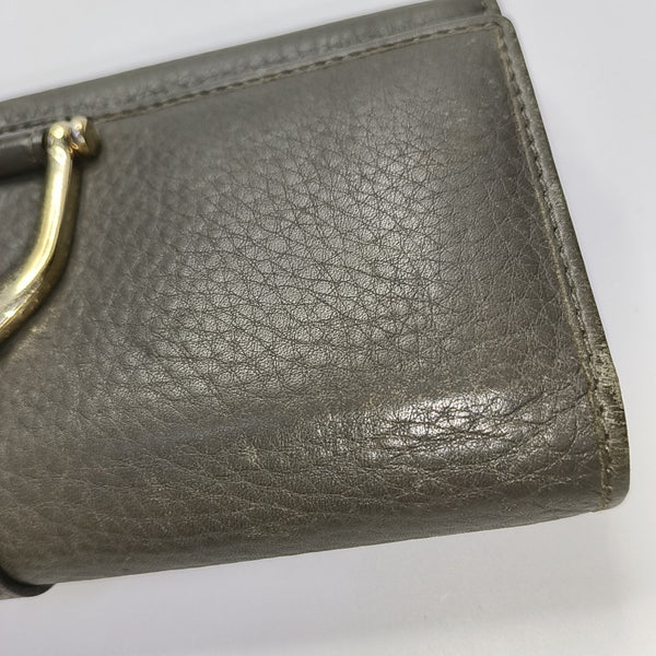 Calfskin Wallet Gray