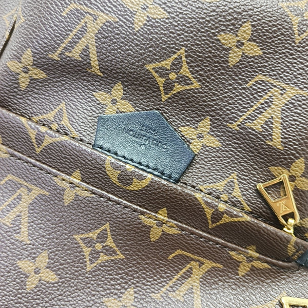 PALM SPRINGS PM Monogram Coated Canvas Brown
