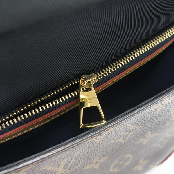 DIANE Monogram Coated Canvas Brown