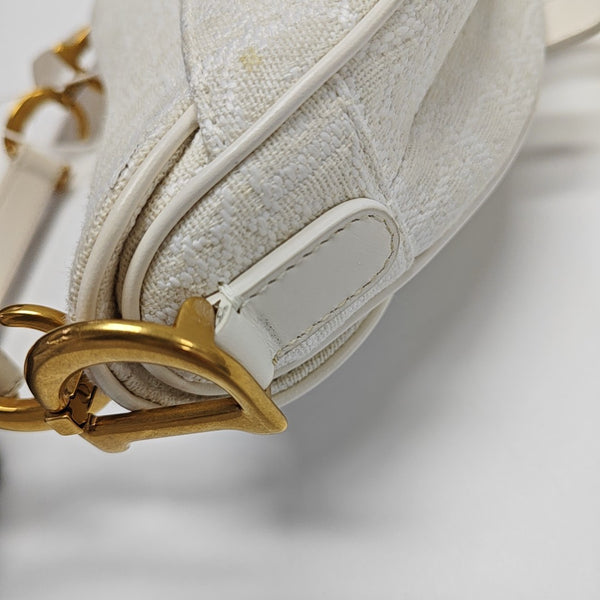 Saddle Mini Canvas White