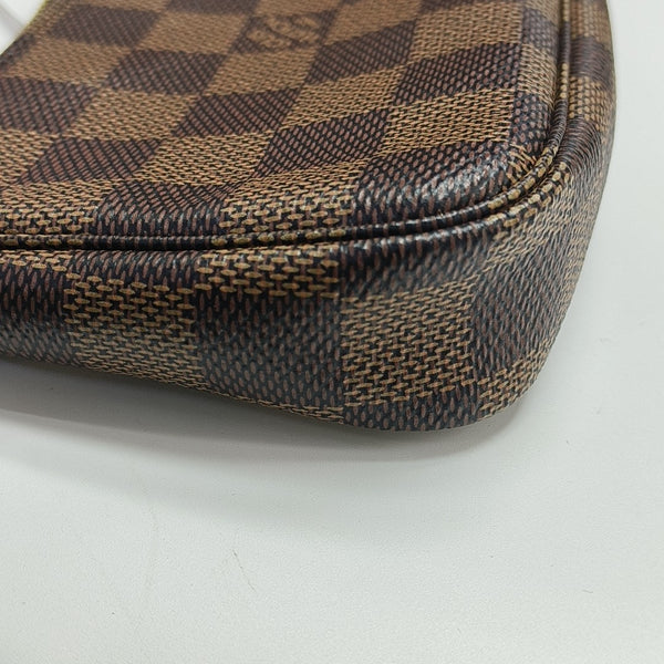 ACCESSOIRES Mini Damier Ebene Coated Canvas Brown