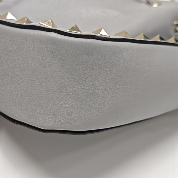 Calfskin Shoulder Bag Gray