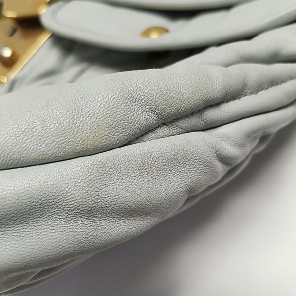 Miu Coffer Lambskin Blue
